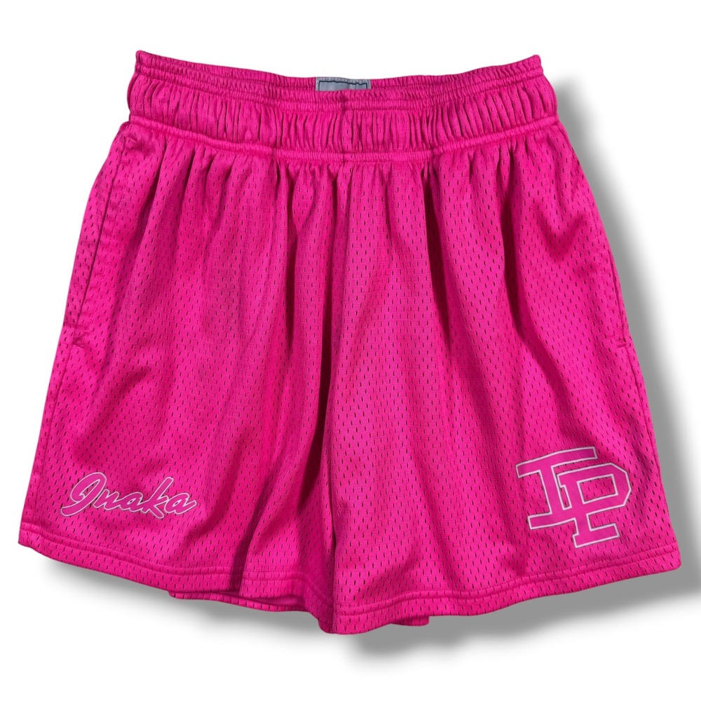 Inaka Power Mesh Shorts Men's Small Pink Athletic Gym Basketball Workout
